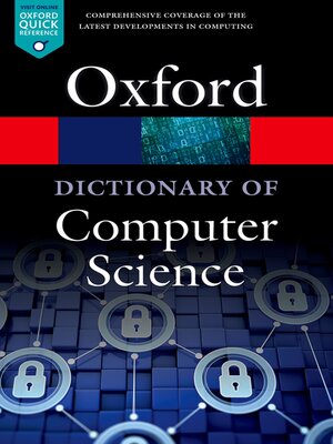 cover image of A Dictionary of Computer Science